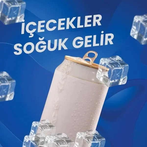 sipariş hizmetimiz dakikalar içerisinde evinize ulaşır ve içecekler ısınmadan gelir.